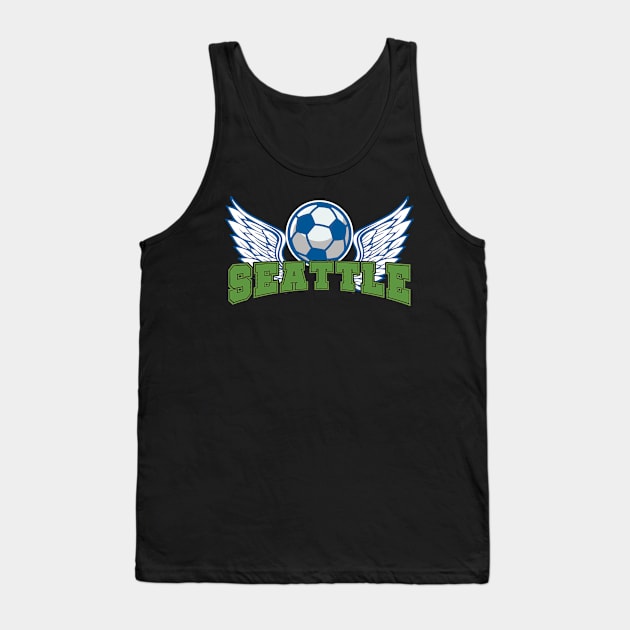 Seattle Soccer Tank Top by JayD World